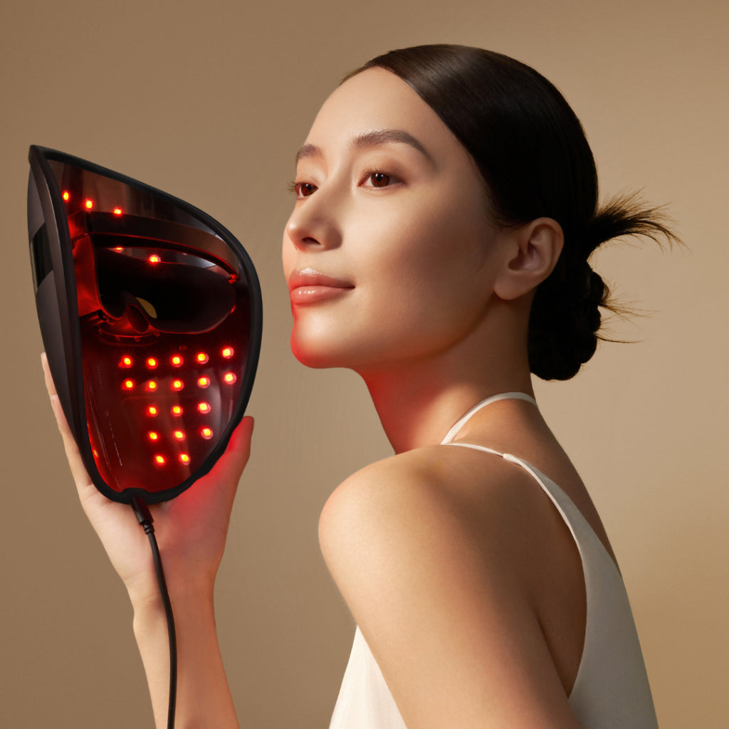 AMIRO L1 LED Therapy Facial Mask, Restore Skin, Acne Problem, Face Redness, Skin Radiance & Elasticity